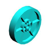 Соединительная шестерня привода бункера сбора отработанного тонера: 65 зубьев, GEAR:JOINT:COLLECTION BOTTLE:Z65