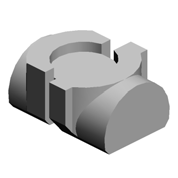 (x2)PLAIN SHAFT BEARING:DRIVEN:DUPLEX:EXIT