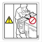 DECAL:CAUTION:PULL OUT