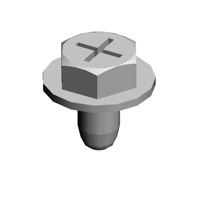 Винт с шестигранной головкой М3х8: 100 шт./уп., (x4)TAPPING SCREW:3X8