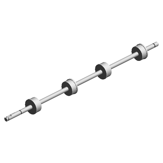 EXIT ROLLER:ASS'Y:(for J017/J019/J021)