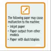DECAL:TRAY:MANUAL FEED:INKJET