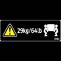 (SP C260SFNw):DECAL:CAUTION:WEIGHT:29KG