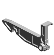 (x2)STOPPER:PAPER TRAY