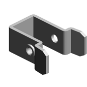 (x2)SUPPORTING PLATE:BRACKET:LOCK201612-05 X/O