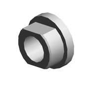 (x4)BUSHING:FLANGE TYPE:DIA6