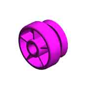 Правый опорный ролик лотка бумаги, ROLLER:SUPPORTER:RIGHT:PAPER TRAY