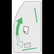 (x2)DECAL:LEVER:ENVELOPE:RIGHT