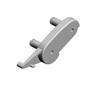 Ricoh Pro C5200s, SR5080. Кронштейн со штырьком., LEVER:DRIVEN:GATHERING ROLLER:FRONT