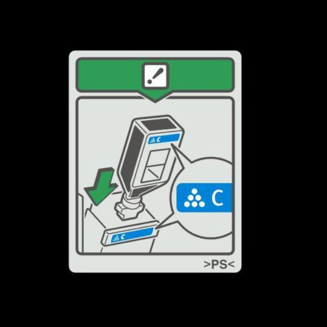 DECAL:COVER:TONER SUPPLY:C