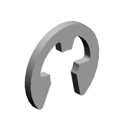 (x8)RETAINING RINGS-E:SILENCER:DIA3