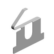 SPRING PLATE:ARM:END FENCE:LOCK