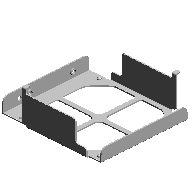 (x2)BRACKET:FAN MOTOR