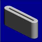 FERRITE CORE:K3 FF 33.50X8.00X6.50X1.30