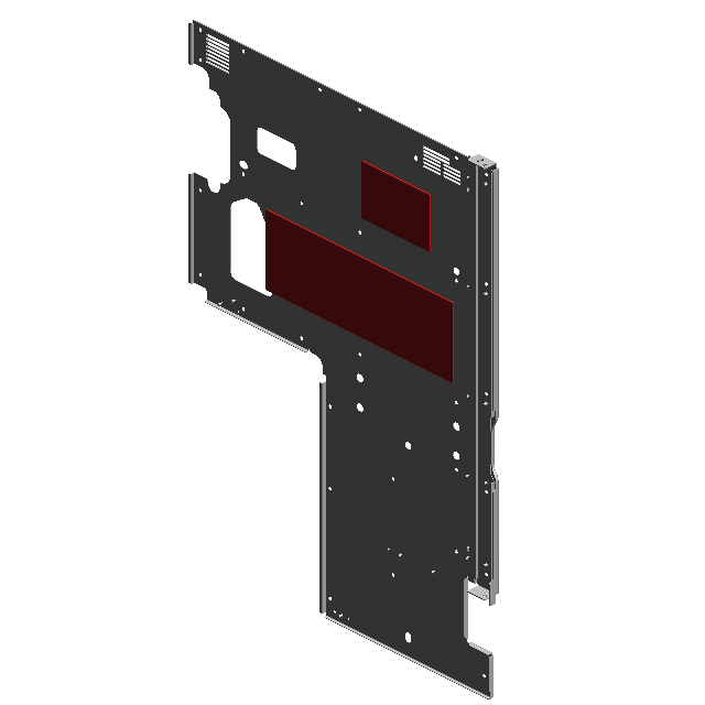 SUPPORTING PLATE:DOOR:FRONT RIGHT:ASS'Y