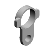 Плоская втулка оси транспортировочного вала, (x2)PLAIN SHAFT BEARING:TRANSPORT ROLLER:SIDE PLATE:EXIT