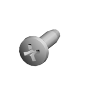 (x10)BINDING HEAD TAPPING SCREW:3X10