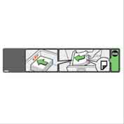 DECAL:PAPER SET DIRECTION:TANDEM TRAY:LEFT