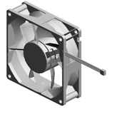 (x9)DC FAN MOTOR - DC2.88W:MM80:25MM:(FAN9/FAN15/FAN16/FAN23)