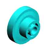 Шестерня, GEAR:SLOW DOWN:DC STEPPER MOTOR