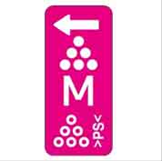 DECAL:COLORED DISPLAY:INNER COVER:M