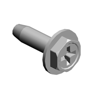 (x3)HEXAGON HEAD TAPPING SCREW:3X10