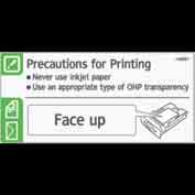 (-NA,EU,AA,KOR):DECAL:PAPER SET DIRECTION:TRAY:RIGHT