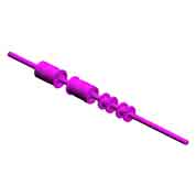 Транспортный ролик, сдвигающий MP C300SR, Transport Roller:Slide