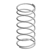 (x4)COMPRESSION SPRING:REVERSE ROLLER:LOWER