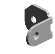 (x2)BRACKET:POSITIONING:FUSING UNIT:M3