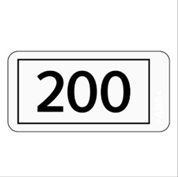 (x2)DECAL:POWER SUPPLY CORD:200V:MAIN