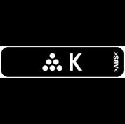 DECAL:TONER BOTTLE:BK