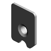 (x2)FLAT NUT:THERMISTOR