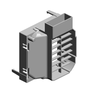 (x2)DUCT:POWER SUPPLY UNIT:ENTRANCE