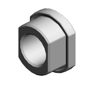 PLAIN SHAFT BEARING:6X10X6