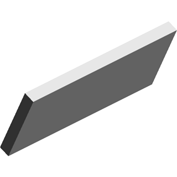 Фрикционная площадка лотка ручной подачи бумаги  18х7мм, FRICTION PAD:MANUAL FEED TABLE:18X7.5