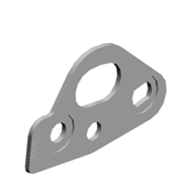 SCALE:BRACKET:DRIVEN ROLLER:FRONT