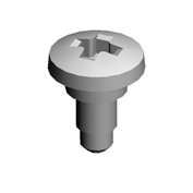 (x2)STEPPED SCREW:M3