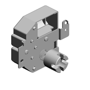 DC MOTOR:RISING TRAY:ASS'Y