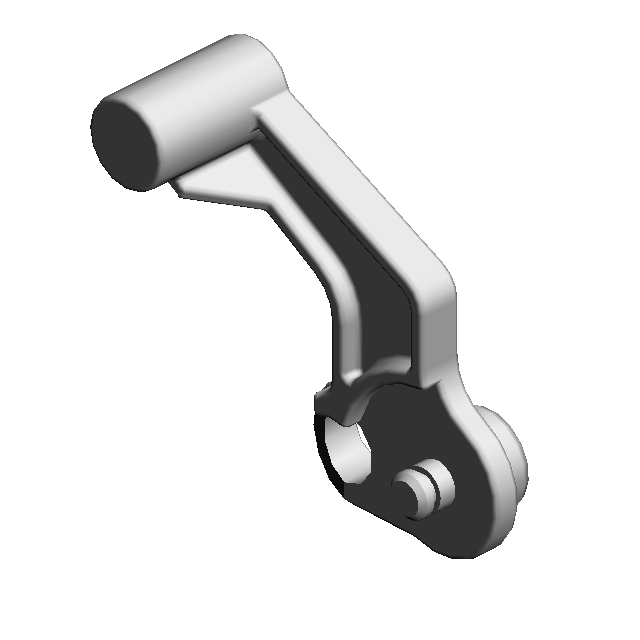 Рычаг разжимающий передний в сборе, LEVER:PRESSURE RELEASE:FRONT:ASS'Y