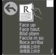 Наклейка шильдик DADF2020 автоподатчика оригиналов, DECAL:SET:ORIGINAL TABLE