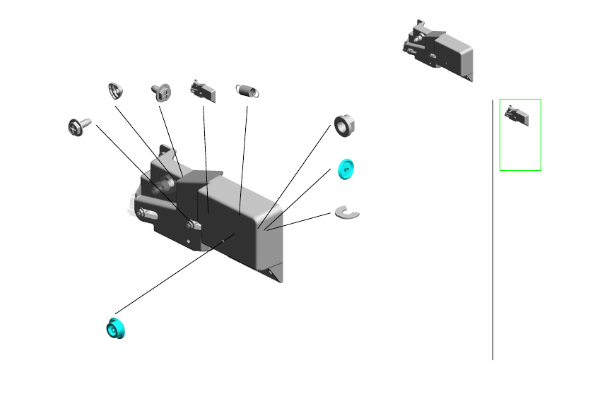 U008_S001_S003 TONER OUTLET UNIT:BELT CLEANING:SERVICE PARTS