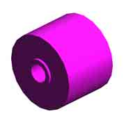 Ведомый транспортировочный ролик, (x2)ROLLER:DRIVEN:TRANSPORT