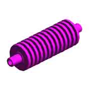 (x2)TRANSPORT ROLLER:DRIVEN