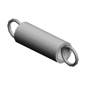 (x2)TENSION SPRING:HEAT ROLLER