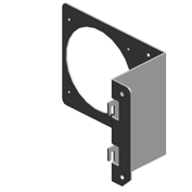 (x2)BRACKET:DC FAN MOTOR