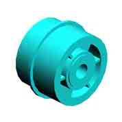 GEAR:PULLEY:LOWER:Z33/S2M43T