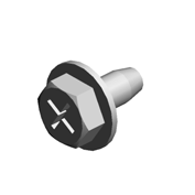 (x2)TAPPING SCREW:ROUND POINT:3X6