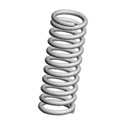 (x2)COMPRESSION SPRING:BELT TENSIONER