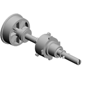 Вал, SHAFT:INPUT:PAPER FEED:SUB-ASS'Y